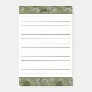 Green Hunter Militärische Camouflage Camouflage Ma Post-it Klebezettel