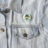 Green Hut Glück Kleeblatt St. Patrick's Day Button (Beispiel)