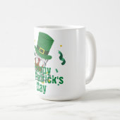 Green Hut Glück Kleeblatt St. Patrick's Day Kaffeetasse (VorderseiteRechts)