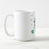 Green Hut Glück Kleeblatt St. Patrick's Day Kaffeetasse (Links)