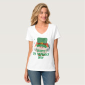 Green Hut Glück Kleeblatt St. Patrick's Day T-Shirt (Vorderseite Vollansicht)