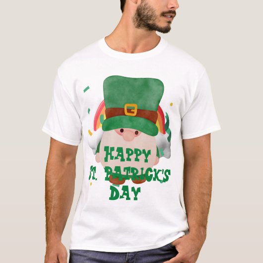 Green Hut Glück Kleeblatt St. Patrick's Day T-Shirt (Vorderseite)