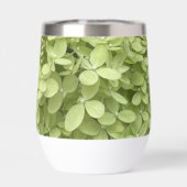 Green Hydrangea Floral Wedding Personalisiert Name (Rückseite)