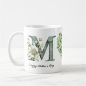 Green Hydrangea Mothers Day Coffee Mug Kaffeetasse (Links)