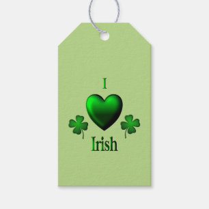 Green I Heart Irish Geschenkanhänger