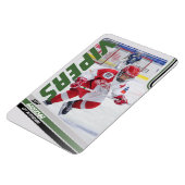 Green Ice Hockey Trading Card Magnet (Linke Seite)