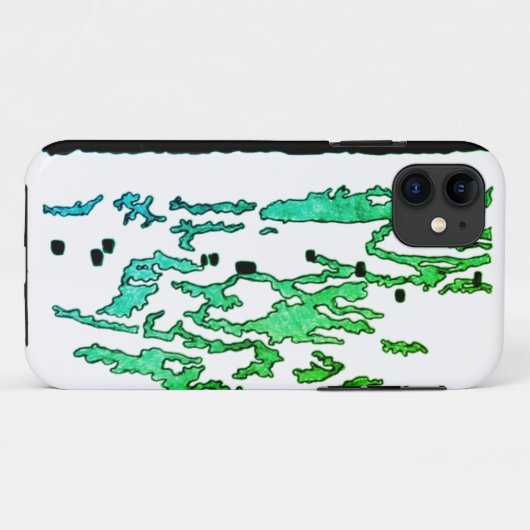 Green Ice Power Bank Case-Mate iPhone Hülle (Rückseite (Horizontal))