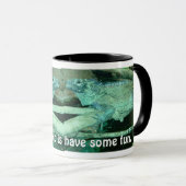 Green Iguana 2 Tasse (VorderseiteRechts)