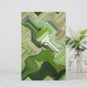 Green Iguana Briefpapier (Stehend Vorderseite)