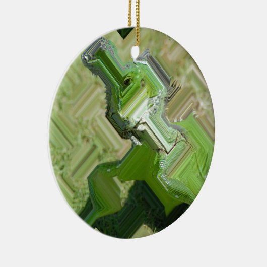 Green Iguana Keramikornament (Rechts)