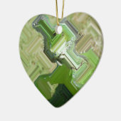 Green Iguana Keramikornament (Links)