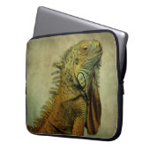 Green Iguana Laptopschutzhülle (Vorderseite Links)