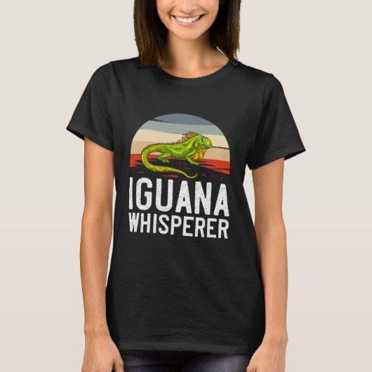 Green Iguana Lizard Cage Jagd Reptil1 T-Shirt (Vorderseite)