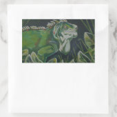 Green Iguana Lizard Reptile Sticker (Tasche)