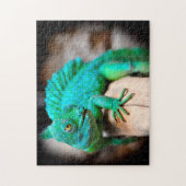 Green Iguana Nah-up, Jigsaw Puzzle (Vertikal)
