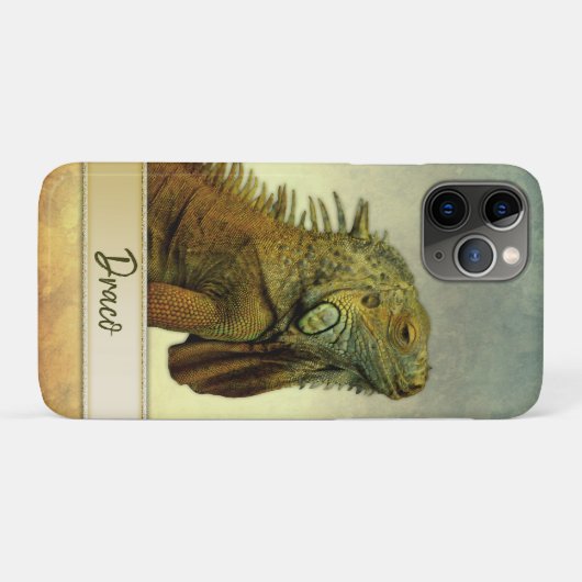 Green Iguana Personalisierbarkeit Case-Mate iPhone Hülle (Rückseite (Horizontal))
