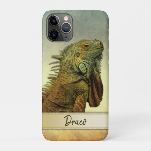 Green Iguana Personalisierbarkeit Case-Mate iPhone Hülle (Rückseite)