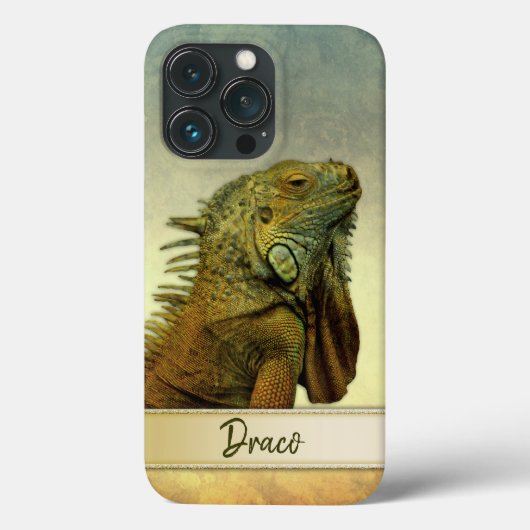 Green Iguana Personalizable Case-Mate iPhone Hülle (Rückseite)
