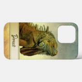 Green Iguana Personalizable Case-Mate iPhone Hülle (Rückseite (Horizontal))