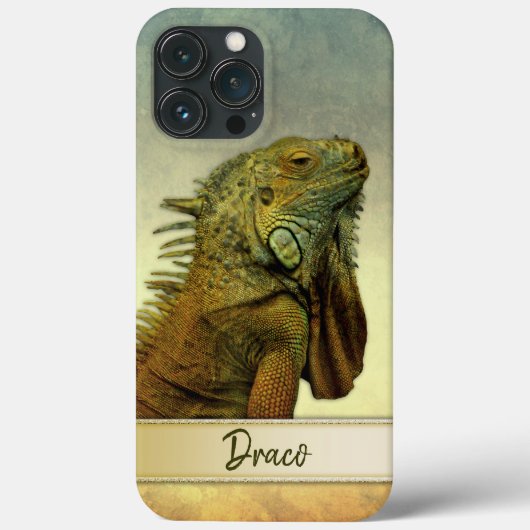 Green Iguana Personalizable Case-Mate iPhone Hülle (Rückseite)