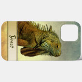 Green Iguana Personalizable Case-Mate iPhone Hülle (Rückseite (Horizontal))