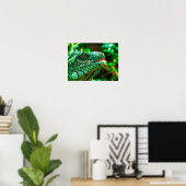 Green Iguana Poster (Heimbüro)