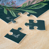 Green Illustriert Leaaath Foto Frame Holiday Puzzle (Seite)