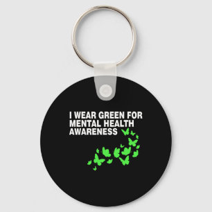 Green im Mai Mental Health Awareness Montag Green Schlüsselanhänger
