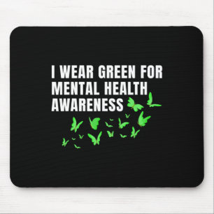 Green im Mai Mental Health Awareness Month Gr Mousepad
