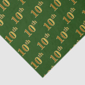 Green, Imitate Gold 10. (10.) Event Tissue Paper Seidenpapier (Ausschnitt)