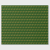 Green, Imitate Gold 10. (Zehnte) Veranstaltung Geschenkpapier (Flach)