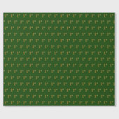 Green, Imitate Gold 1. (Erste) Veranstaltung Geschenkpapier (Flach)