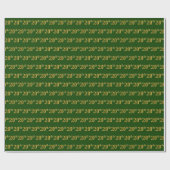 Green, Imitate Gold 20. (Zwanzigste) Veranstaltung Geschenkpapier (Flach)