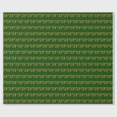 Green, Imitate Gold 23. (23.) Veranstaltung Geschenkpapier (Flach)
