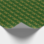 Green, Imitate Gold 26. (26.) Veranstaltung Geschenkpapier (Ecke)