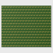 Green, Imitate Gold 44. (44.) Veranstaltung Geschenkpapier (Flach)