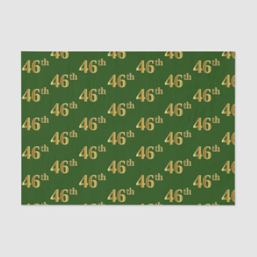 Green, Imitate Gold 46. (46.) Veranstaltung Seidenpapier (Vorderseite)