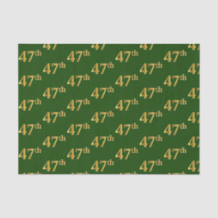Green, Imitate Gold 47. (siebenundvierzigste) Vera Seidenpapier