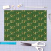 Green, Imitate Gold 51. (51.) Event Seidenpapier (Handwerk)