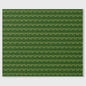 Green, Imitate Gold 52. (52.) Veranstaltung Geschenkpapier (Flach)