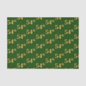 Green, Imitate Gold 54. (Vierundfünfzigste) Verans Seidenpapier (Vorderseite)