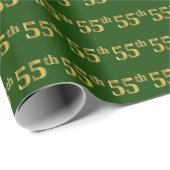 Green, Imitate Gold 55. (55.) Veranstaltung Geschenkpapier (Rolleneckpunkt)