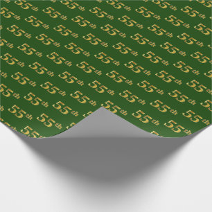 Green, Imitate Gold 55. (55.) Veranstaltung Geschenkpapier