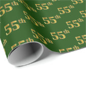 Green, Imitate Gold 55. (55.) Veranstaltung Geschenkpapier (Rolleneckpunkt)