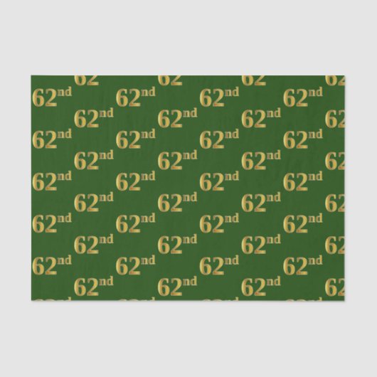 Green, Imitate Gold 62. (62. Seidenpapier (Vorderseite)