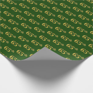 Green, Imitate Gold 65. (65.) Veranstaltung Geschenkpapier