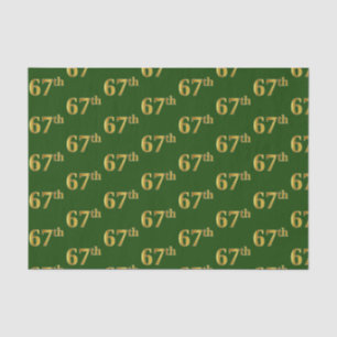 Green, Imitate Gold 67. (siebenundsechzigste) Vera Seidenpapier