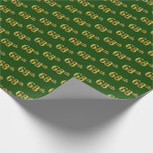 Green, Imitate Gold 68. (Achtundsechzigste) Verans Geschenkpapier (Ecke)