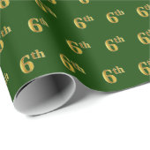 Green, Imitate Gold 6. (6.) Veranstaltung Geschenkpapier (Rolleneckpunkt)