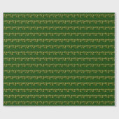 Green, Imitate Gold 72. (72.) Veranstaltung Geschenkpapier (Flach)